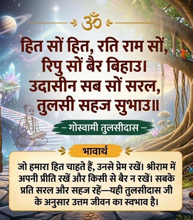 आध्यात्मिक विचार - गोस्वामी तुलसीदास जी